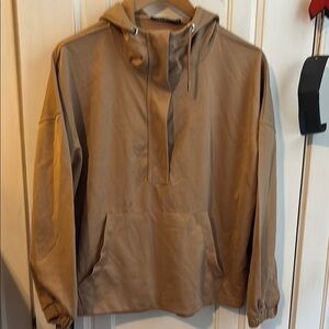 Nasty Gal Men's Camel Hoodie Jacket